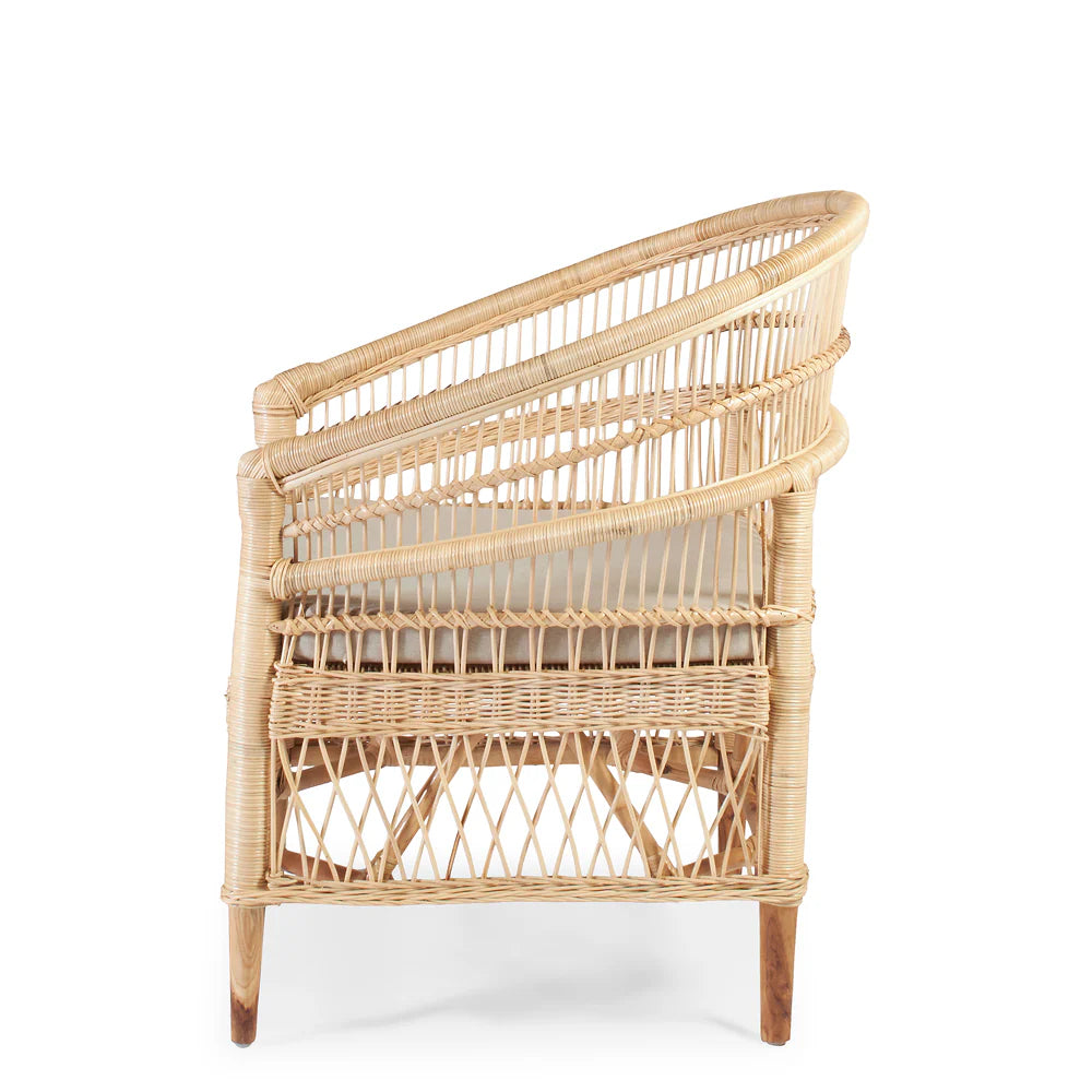 Malawi Natural Rattan Chair | Home Furniture | Neutral Shade