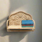 Load image into Gallery viewer, BLOSSOM Rattan Wall Shelf
