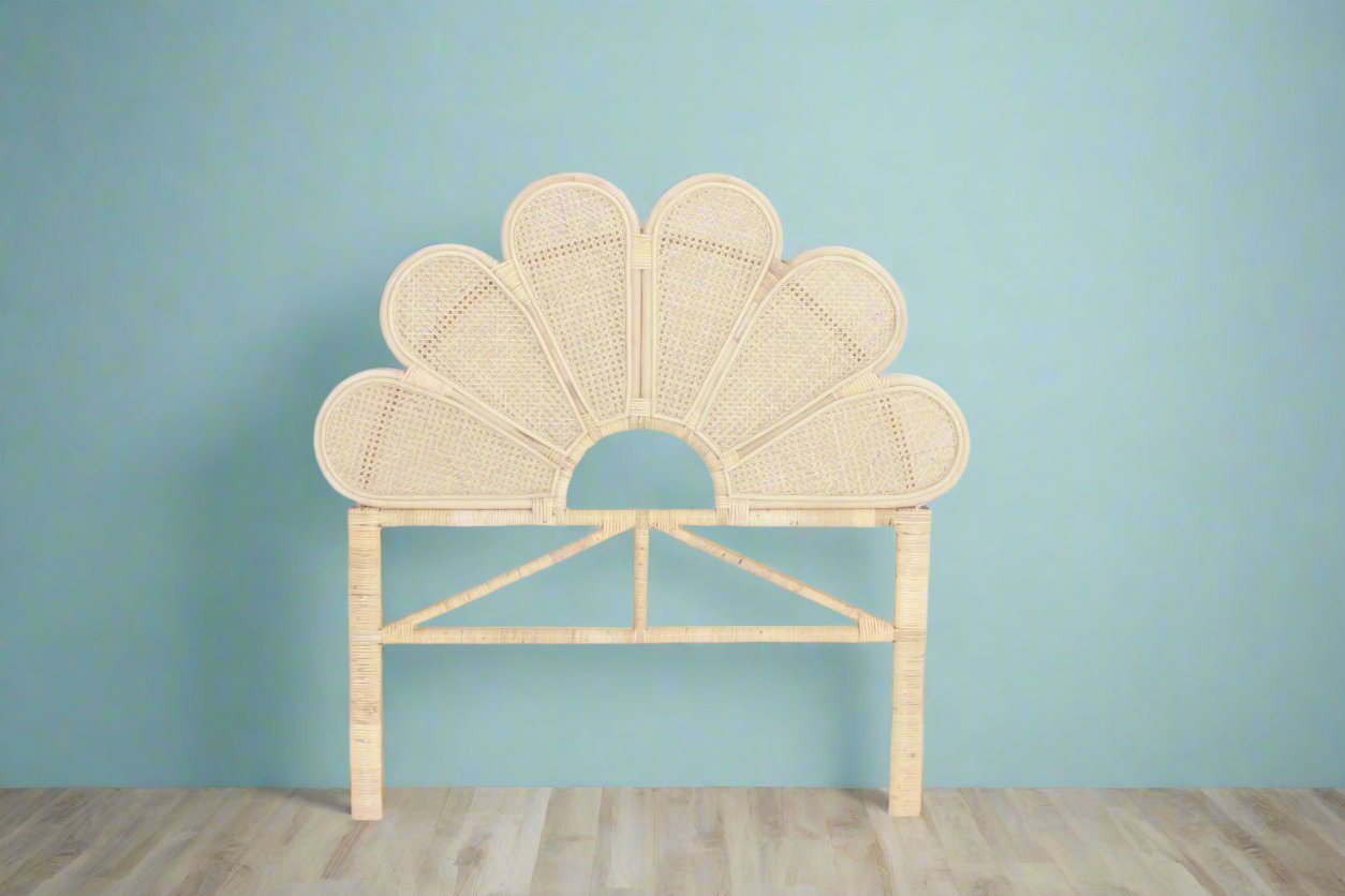 PLUMERIA Rattan Headboard
