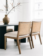 Load image into Gallery viewer, SERU Teak Chair with Cane Back

