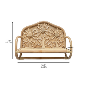 BLOSSOM Rattan Wall Shelf