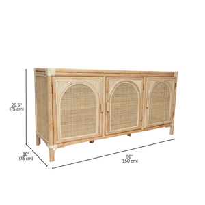 BRISA Rattan Sideboard