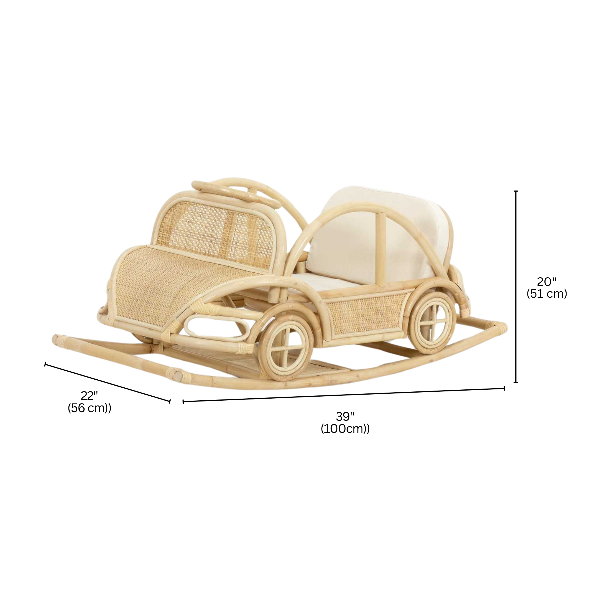 COLT Rattan Rocking Car
