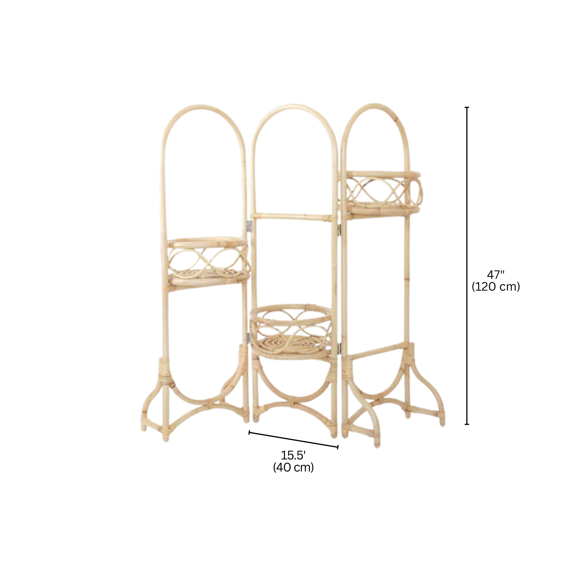 JAKARTA Rattan Folding Planter