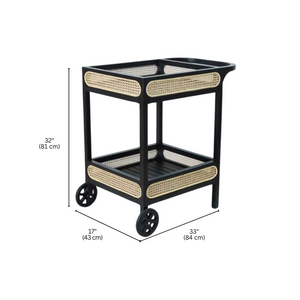NOIR Trolley Bar Cart