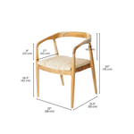 Load image into Gallery viewer, REVIVAL Teak and Woven Rattan Chair
