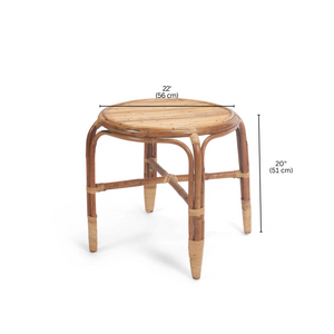 SIKA Round Rattan Table