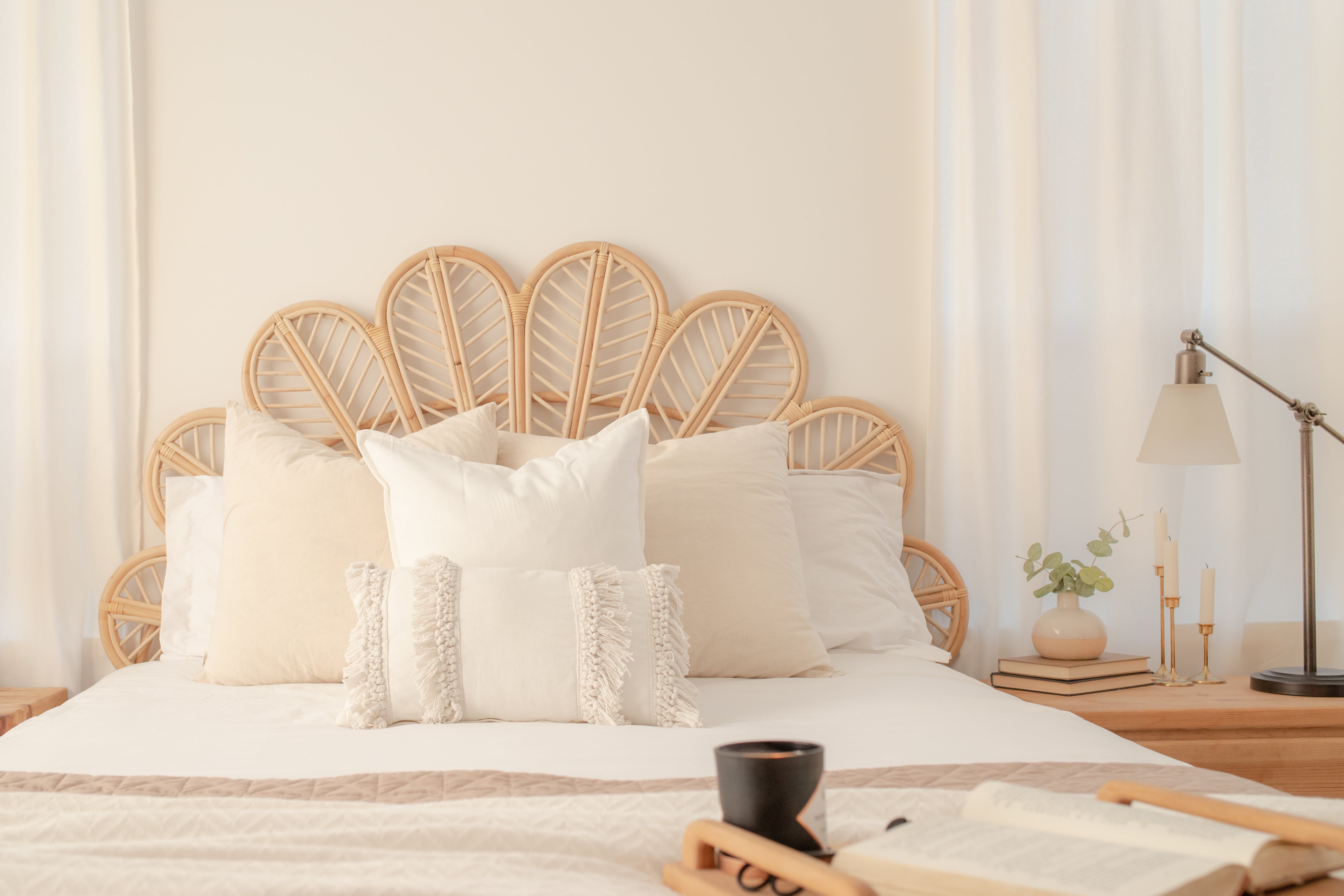 Bali on sale rattan headboard
