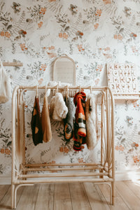 SUNRISE Rattan Kids Clothing Rack